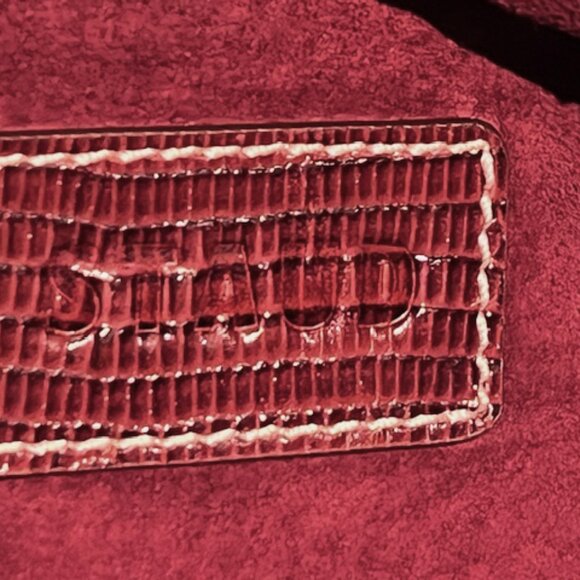 Staud Sasha Satin Swing Zip Bag in Raspberry, Never used - Picture 6 of 9